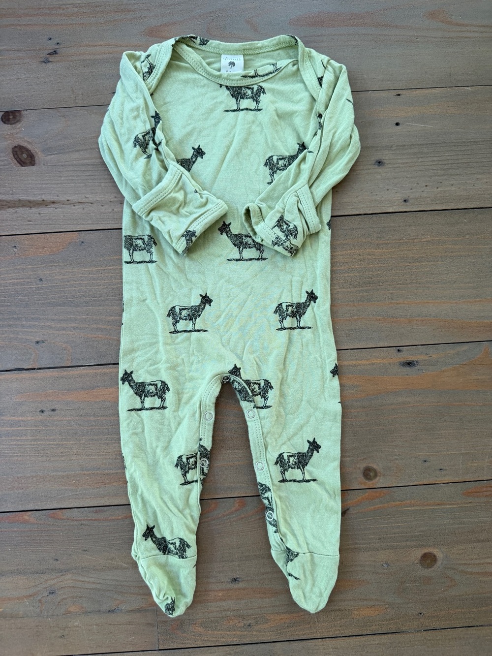 Kate Quinn Bamboo Goat Footie - 0-3 Months